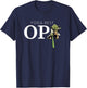 Star Wars Yoda Lightsaber Best Opa Birthday Father’s Day T-Shirt - T-Shirt | Navy