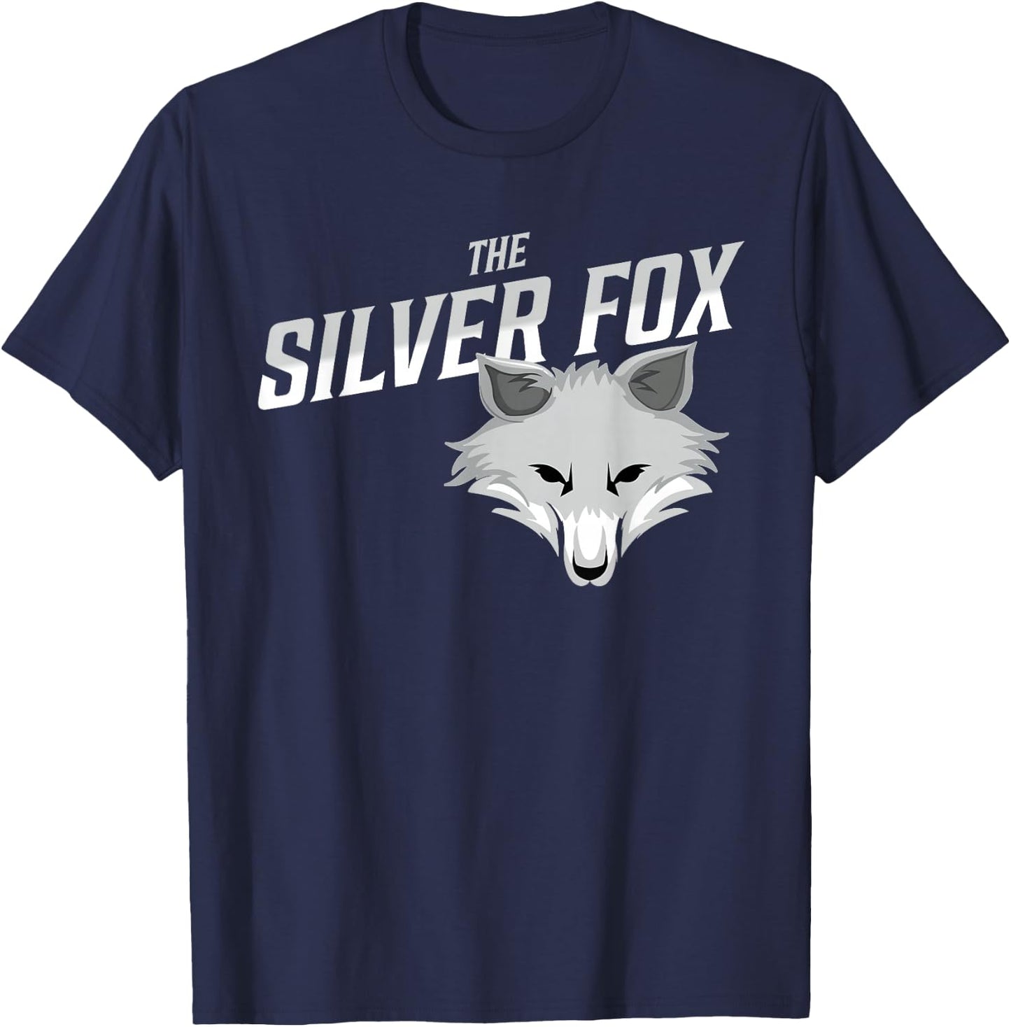 The Silver Fox Holiday T-Shirt - T-Shirt | Navy