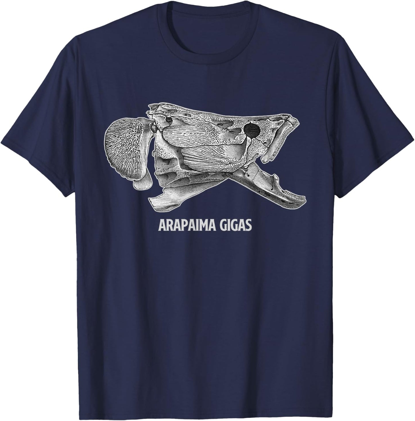 Arapaima Pirarucu Paiche Monster Fish T-Shirt - T-Shirt | Navy