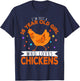 I'm Just A 16 Year Old Girl Who Loves Chickens T-Shirt - T-Shirt | Navy
