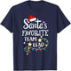 Santa's Favorite Team Lead Christmas manager - team leader T-Shirt - T-Shirt | Navy
