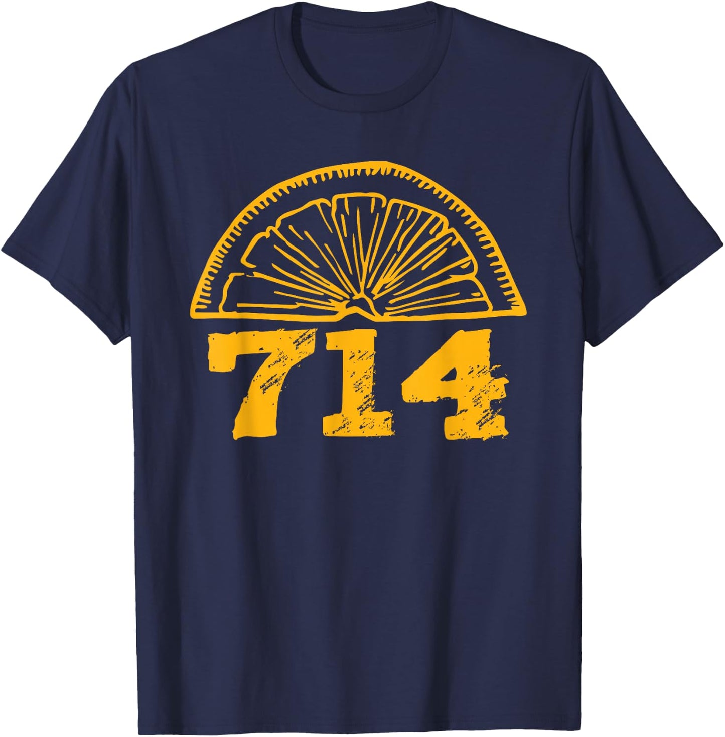 Lemmon 714 70s 80s Funny Retro T-Shirt - T-Shirt | Navy