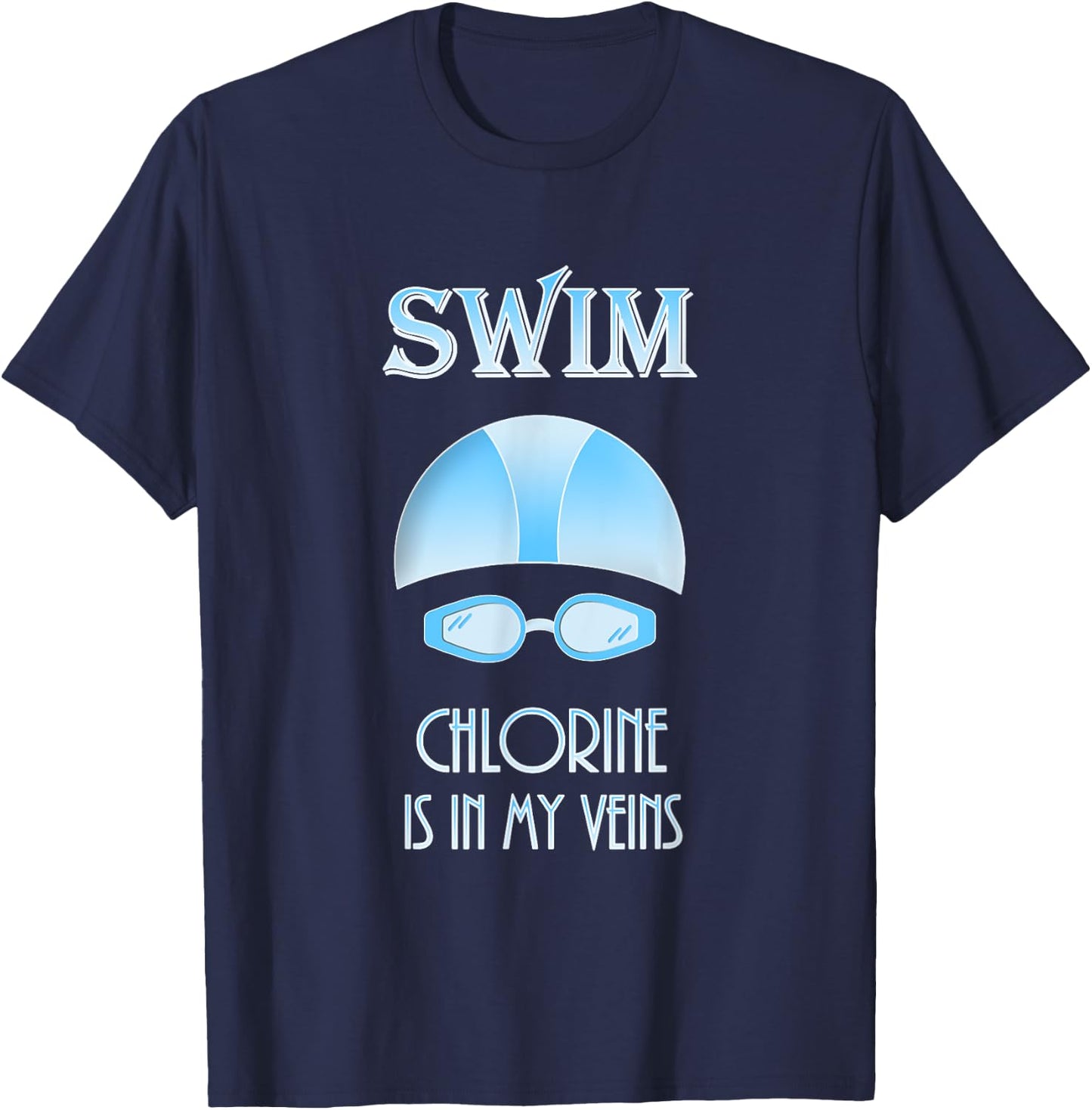 Swimmer Shirt Gifts for Swimmers Boys Girls Adults Swim Team T-Shirt - T-Shirt | Navy