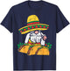 Mexican Gnome Sombrero Tacos Cinco De Mayo Fiesta Men Women T-Shirt - T-Shirt | Navy