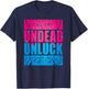Undead Unluck Andy & Fuuko Eye Panels T-Shirt - T-Shirt | Navy