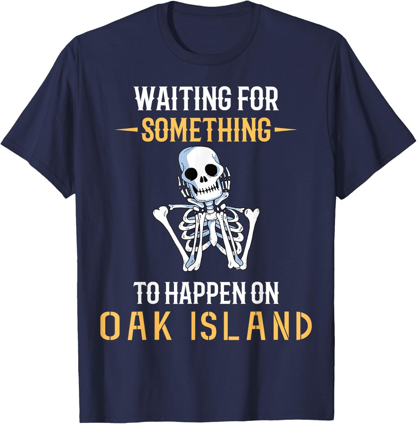 Oak Island / Treasure Hunting Oak Island Mystery T-Shirt - T-Shirt | Navy