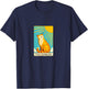 Ginger Cat Tarot Card fun the Ginger orange cat Men Women Girls Kids T-Shirt - T-Shirt | Navy
