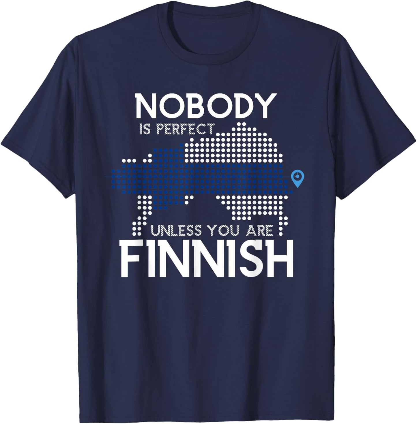 Funny Finnish Scandinavian Culture Gift Finland T-Shirt - T-Shirt | Navy