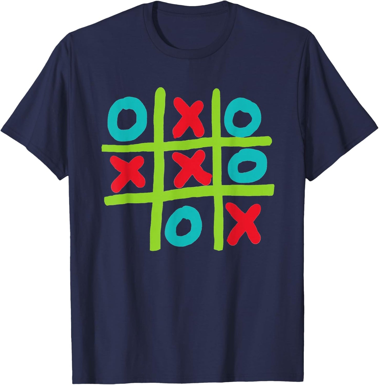 Tic-tac-toe T-Shirt - T-Shirt | Navy