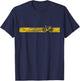 Yellow Winners Funny Racing Gift Cyclist Cycling Bike T-Shirt - T-Shirt | Navy