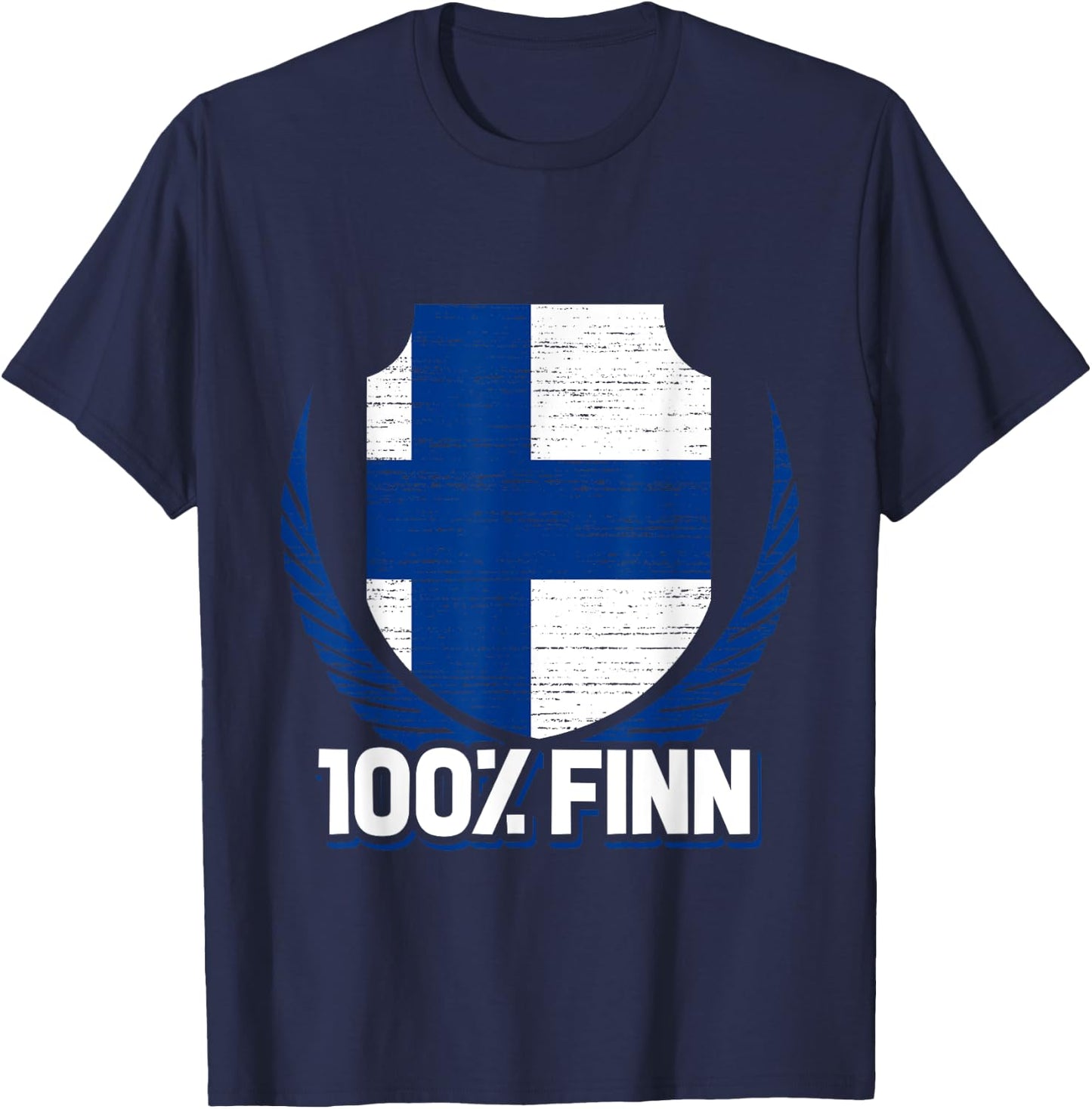100 % Finn Finland T-Shirt - T-Shirt | Navy