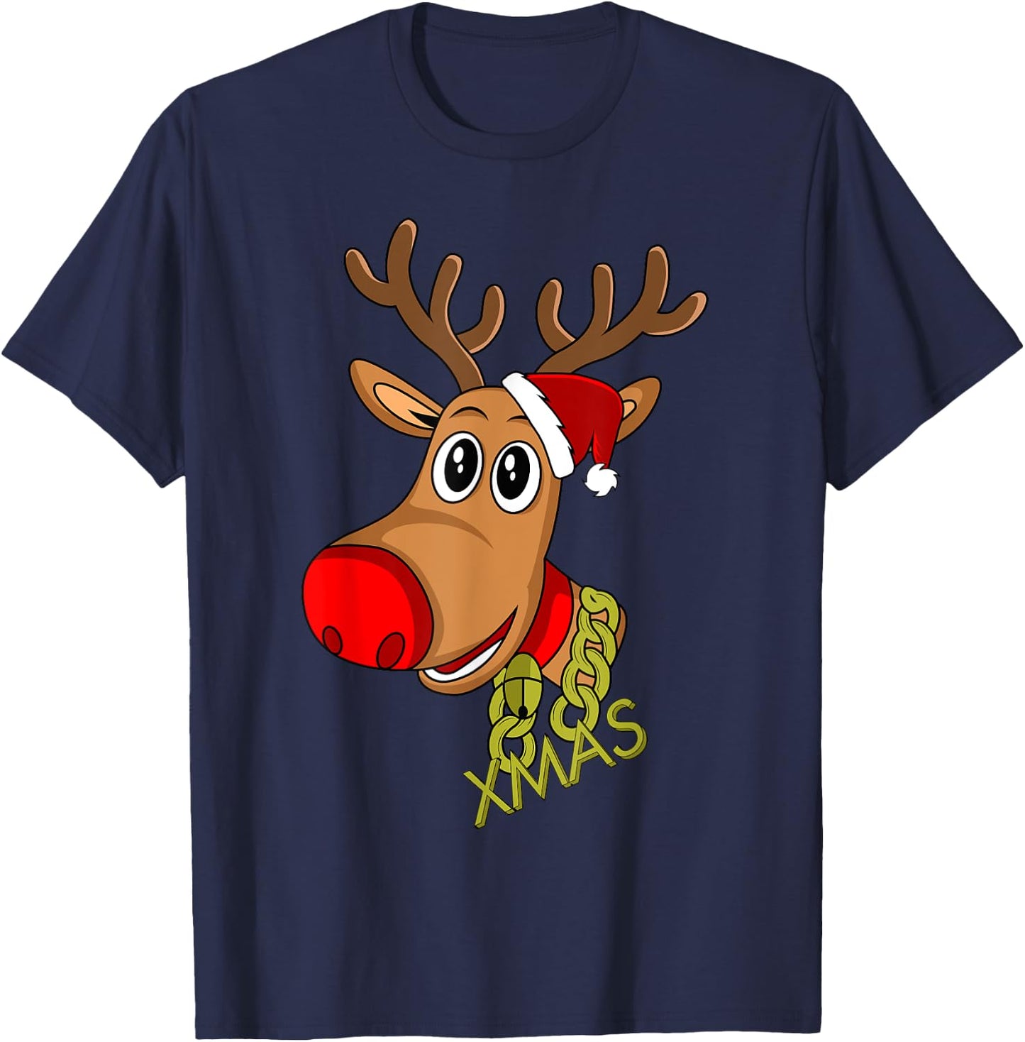 RUDOLPH Red Nose Reindeer | Donner Blitzen T-Shirt - T-Shirt | Navy