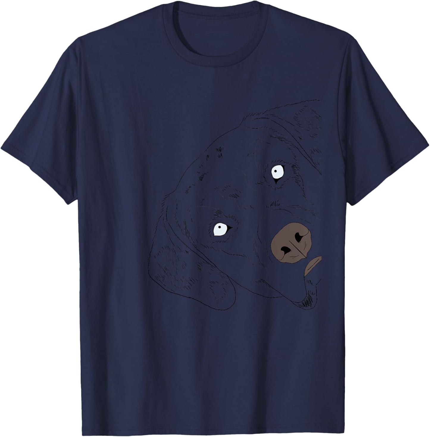 Funny Louisiana Catahoula Leopard Dog T-Shirt - T-Shirt | Navy