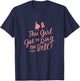 This Girl Got to Ring the Bell Chemo Grad Breast Cancer Gift T-Shirt - T-Shirt | Navy