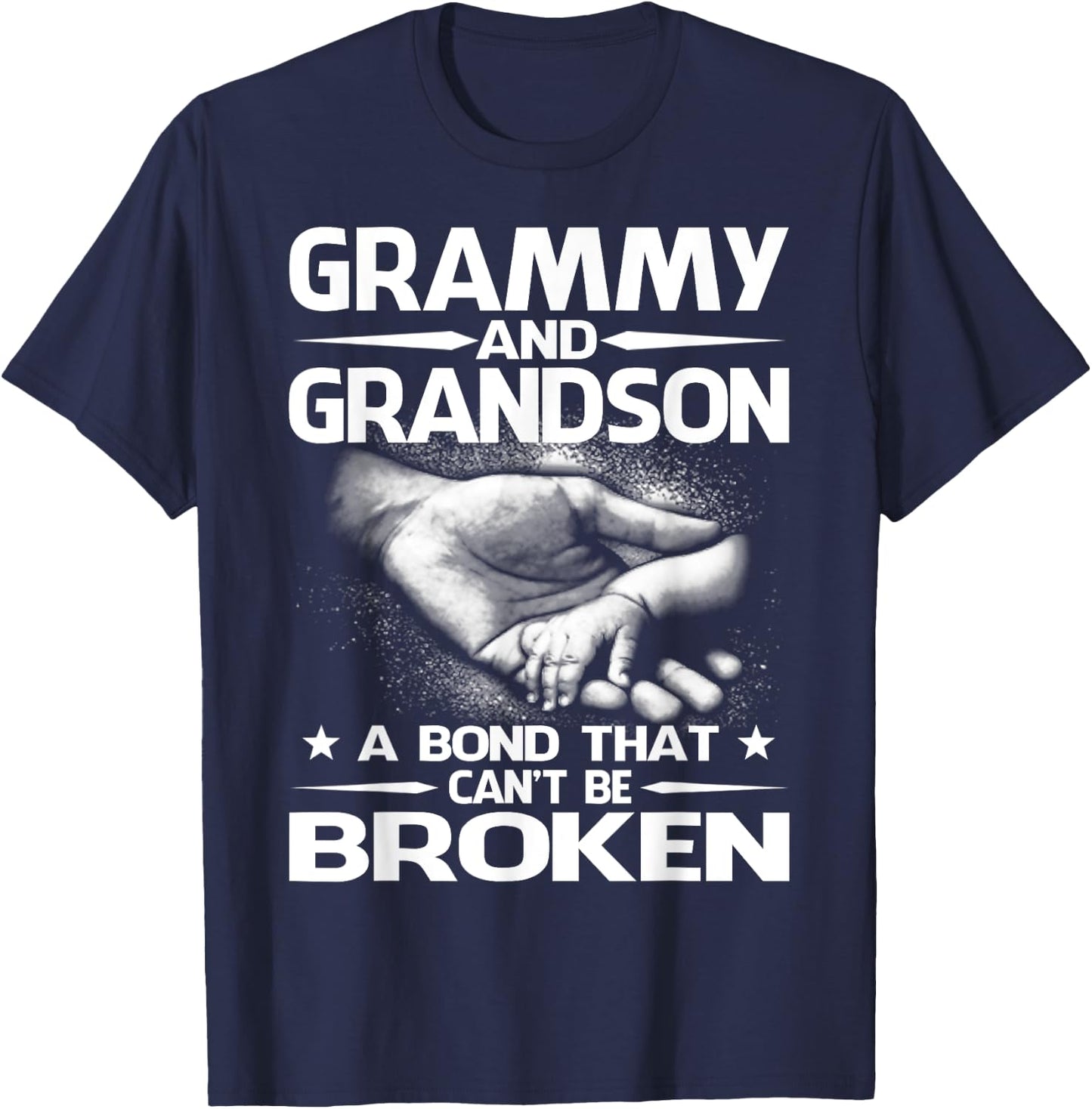 Grammy And Grandson A Bond That Can't Be Broken T-Shirt - T-Shirt | Navy