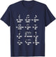 Musical Note Shirt Funny Musician Music Symbols Definition T-Shirt - T-Shirt | Navy