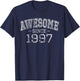 Awesome since 1997 Vintage Style Born in 1997 Birthday Gift T-Shirt - T-Shirt | Navy