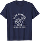 Slow Runners Club Easygoing Running Design T-Shirt - T-Shirt | Navy