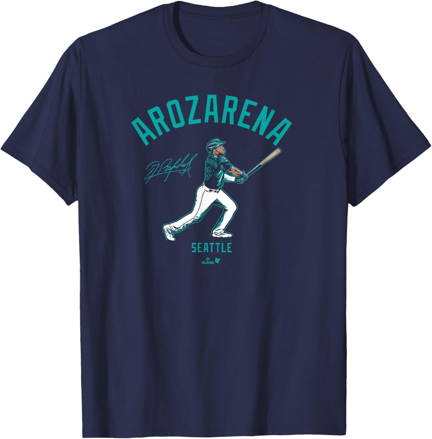 Randy Arozarena - Seattle Swing - Seattle Baseball T-Shirt - T-Shirt | Navy