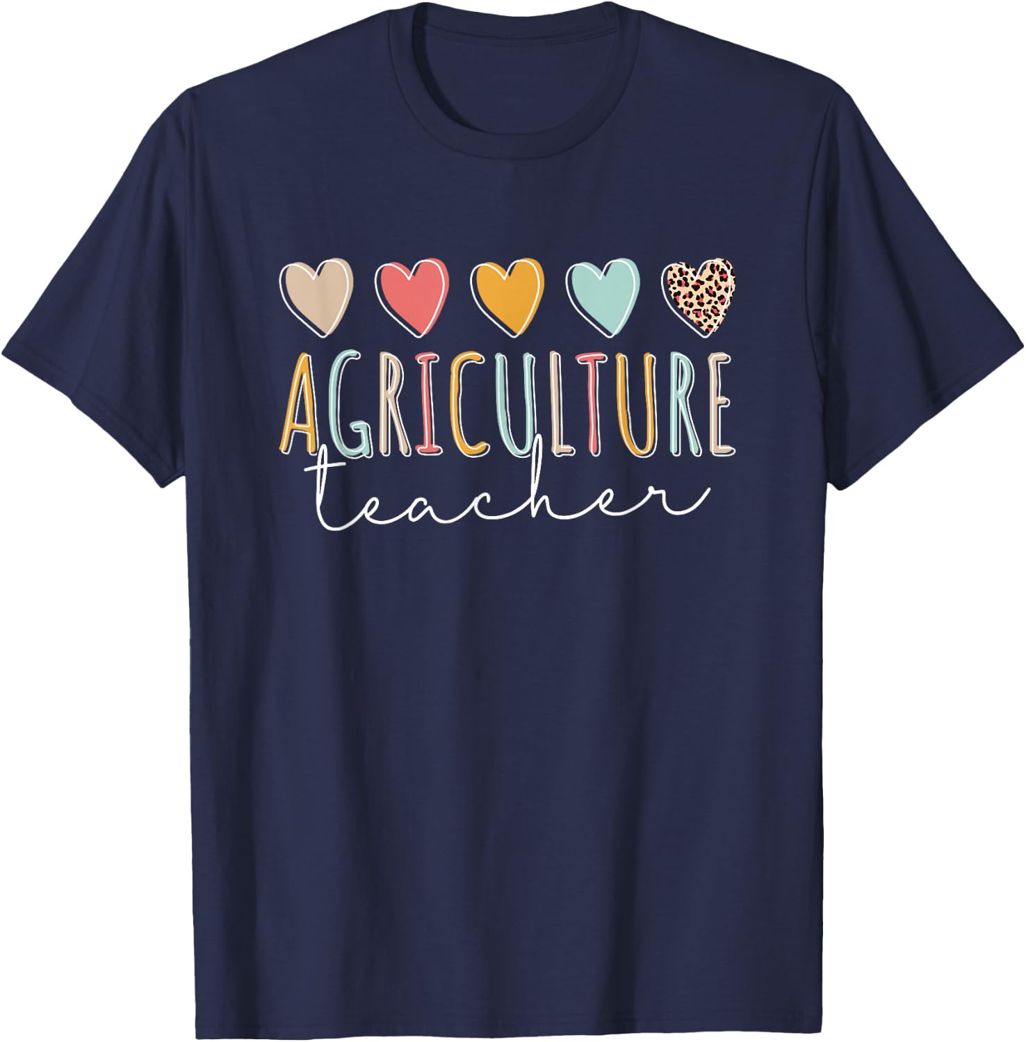 AG Teacher Future Farmer Agriculture Teacher T-Shirt - T-Shirt | Navy