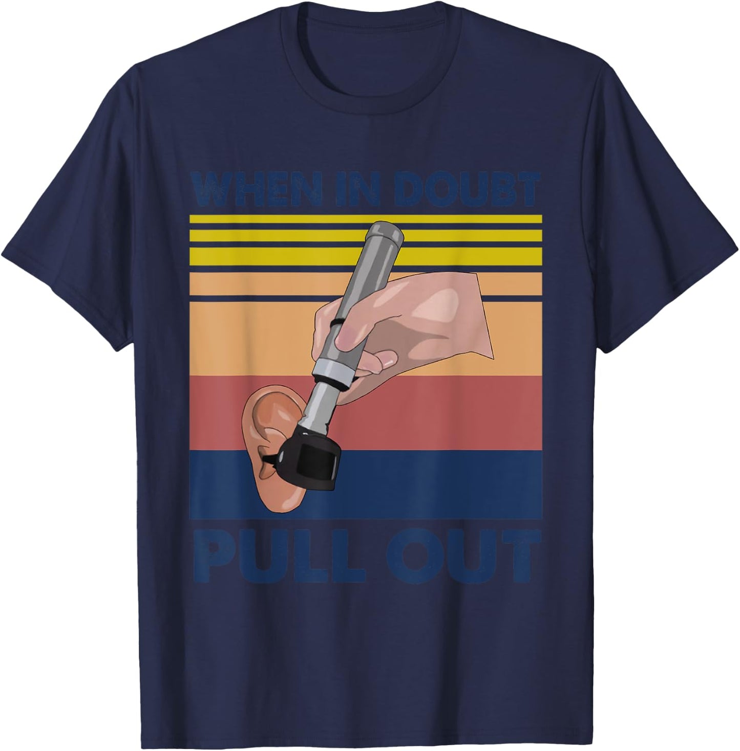 Audiologist Ear Doctors Audiology ENT ORL Gift Apparel T-Shirt - T-Shirt | Navy