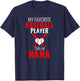 My Favorite Baseball Player Calls Me Nana Baseball Nana T-Shirt - T-Shirt | Navy