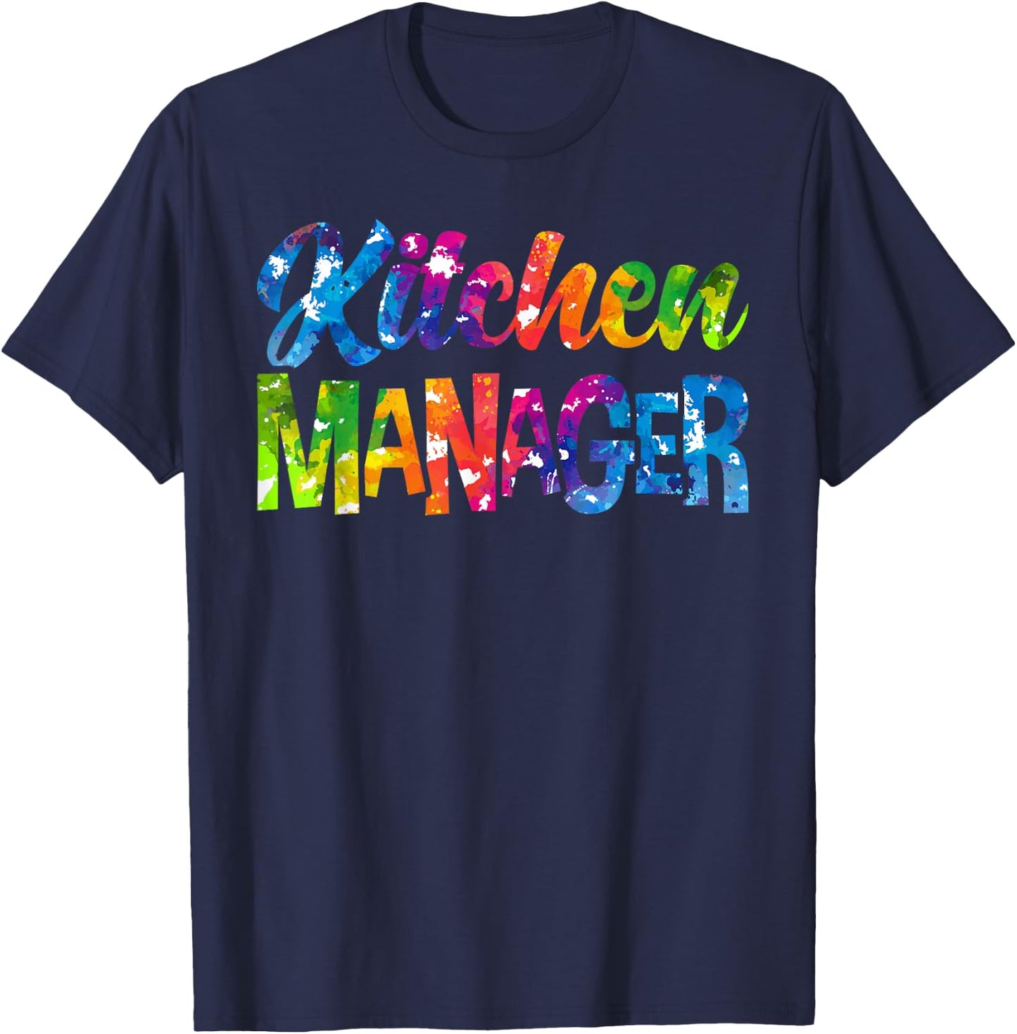 School Cafeteria Lunch Lady Kitchen Manager T-Shirt - T-Shirt | Navy