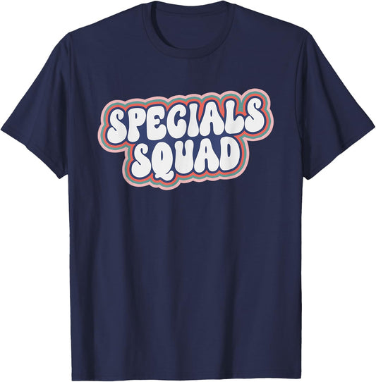 Specials Squad Team Art Music PE Tech Gym Teacher T-Shirt - T-Shirt | Navy