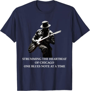 Blues Guitar Musicians Blues Music T-Shirt - T-Shirt | Navy