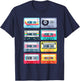 80s 90s Vintage Graphic Novelty & Cool Designs T-Shirt - T-Shirt | Navy