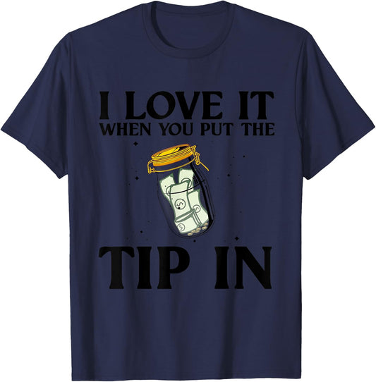 Funny Bartender Mixologist Gift Women Bartending T-Shirt - T-Shirt | Navy