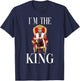 King throne scepter crown monarch nobility T-Shirt - T-Shirt | Navy