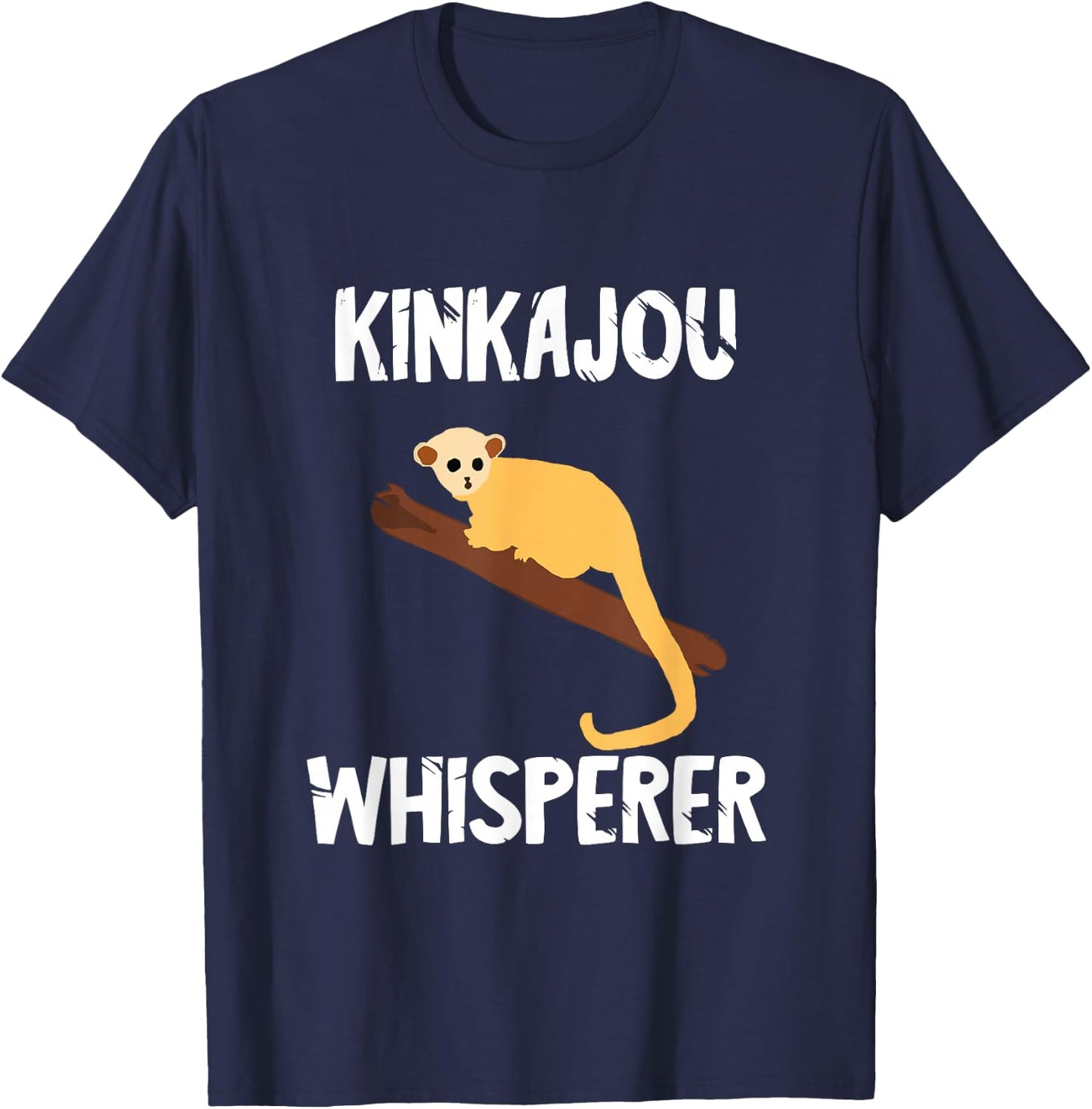 Kinkajou Whisperer Night Walkers Funny Carnivores Animals T-Shirt - T-Shirt | Navy