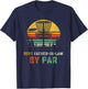 Best Father In Law Disc Golf Gift Golfer Golfing Frisbees T-Shirt - T-Shirt | Navy