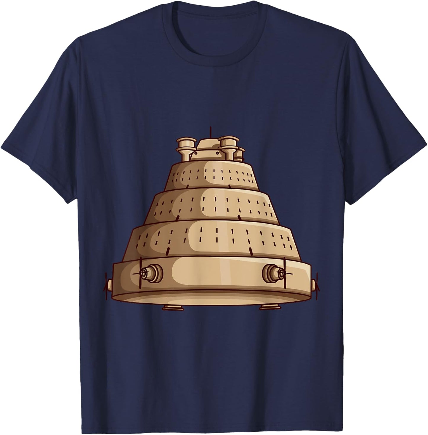 VIMANA Ancient Alien Theory for Astronaut Flight Machine T-Shirt - T-Shirt | Navy