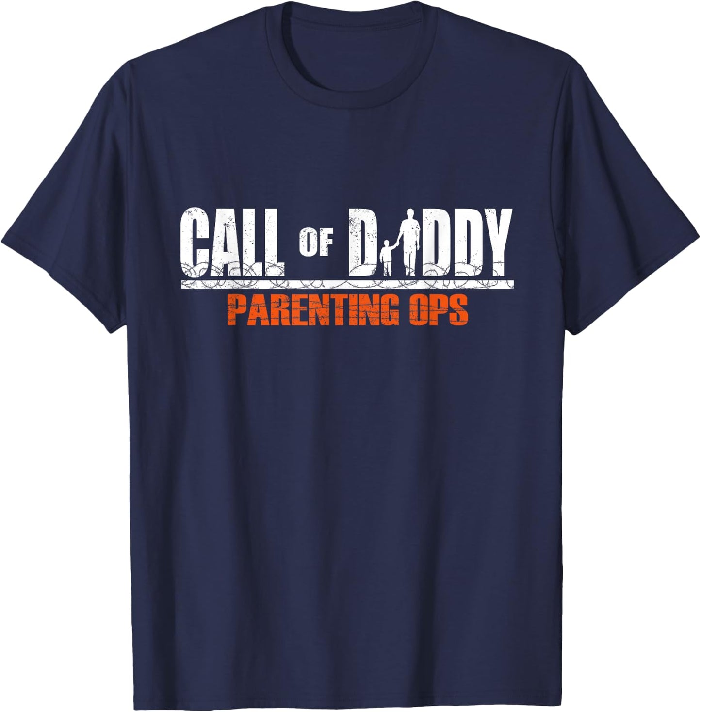 Call of Daddy Parenting Ops Father's Day T-Shirt - T-Shirt | Navy