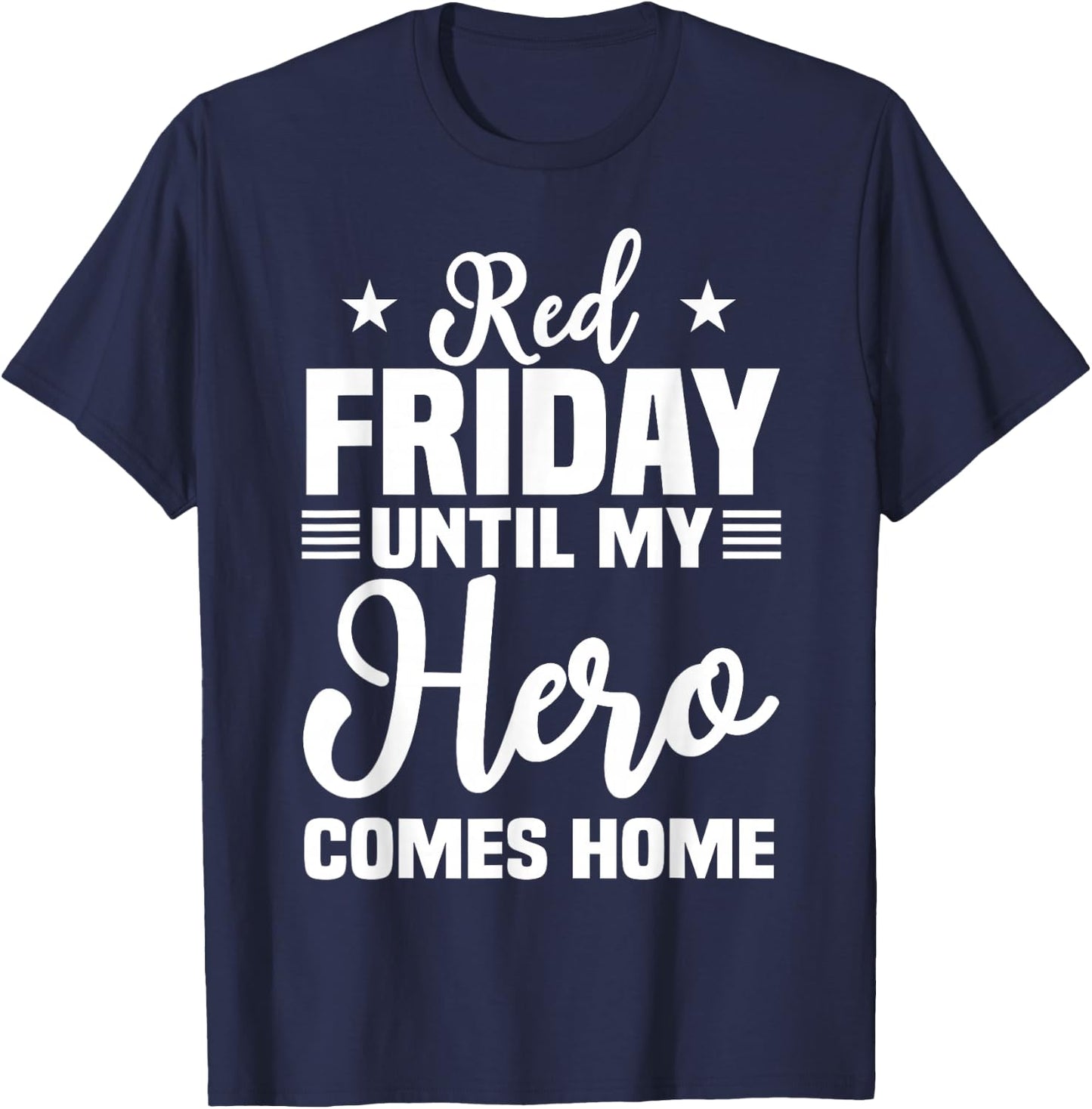 Red Friday Military Shirts Support Our Troops Remember T-Shirt - T-Shirt | Navy