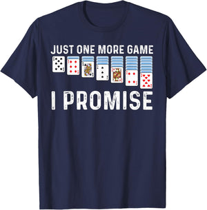 Solitaire Gift Women Card Game Player Solitaire Game T-Shirt - T-Shirt | Navy