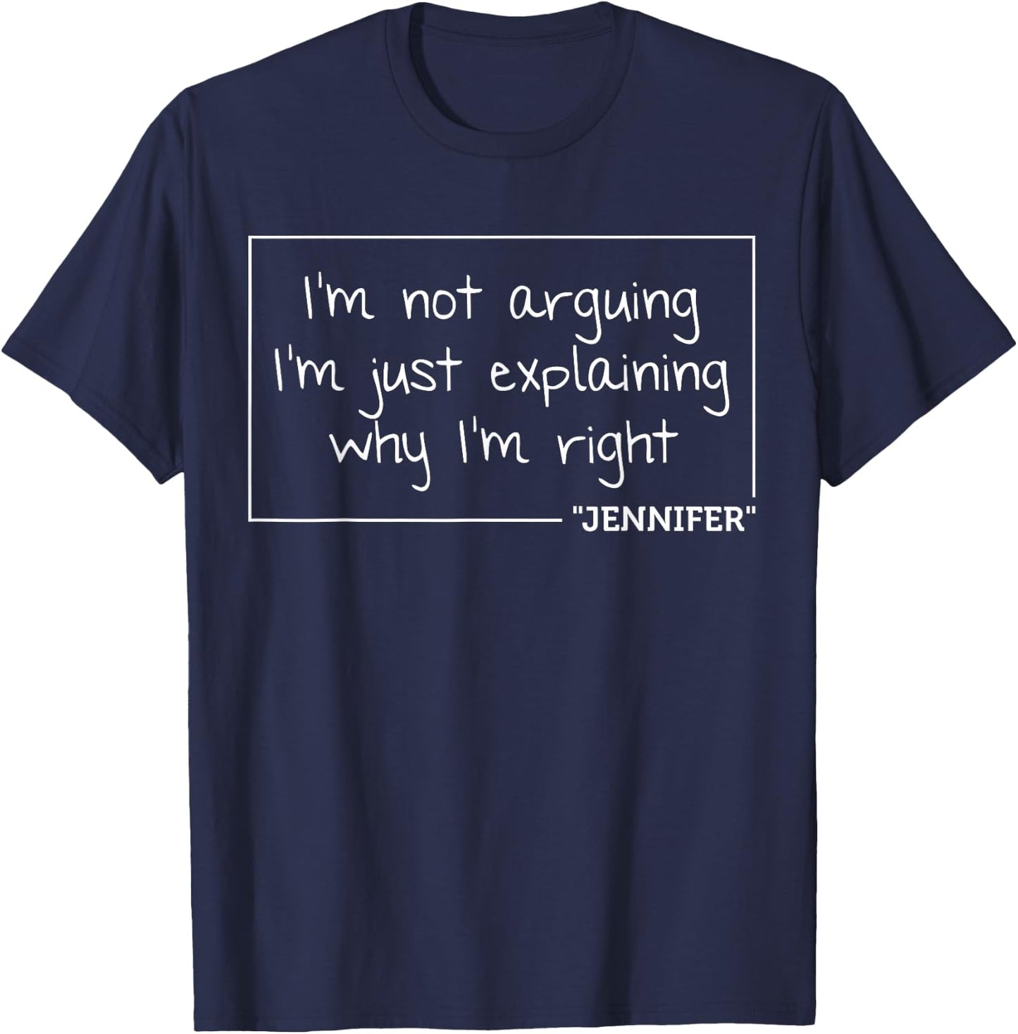 JENNIFER Custom Mom Wife Name Engineer Girl Christmas Women T-Shirt - T-Shirt | Navy