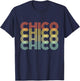 Chico City Retro Vintage Hometown California T-Shirt - T-Shirt | Navy