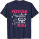 Physician Assistant Dog Mom PA Gift Physician Assistant Gift Women T-Shirt - T-Shirt | Navy