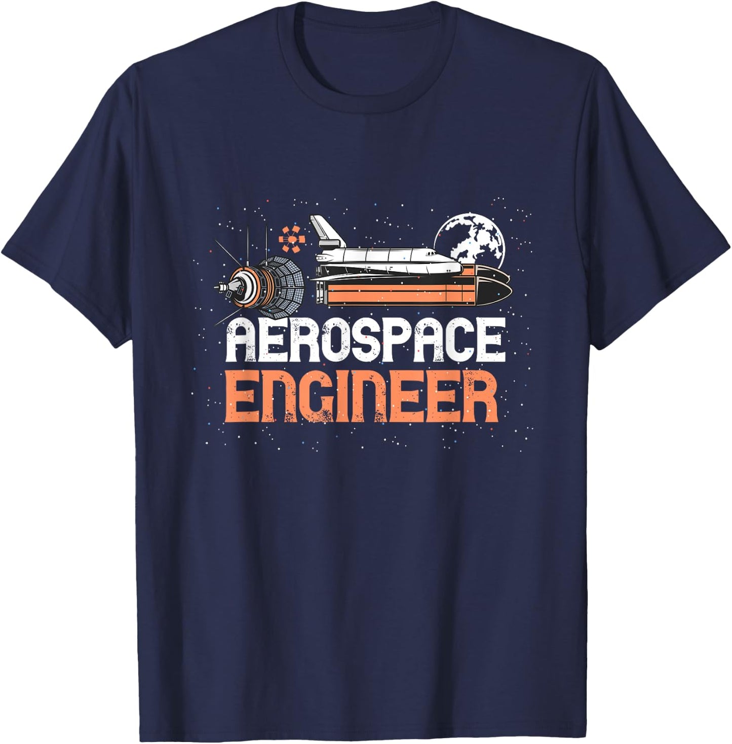 Aerospace Engineer Aeronautical Engineer Space Man T-Shirt - T-Shirt | Navy