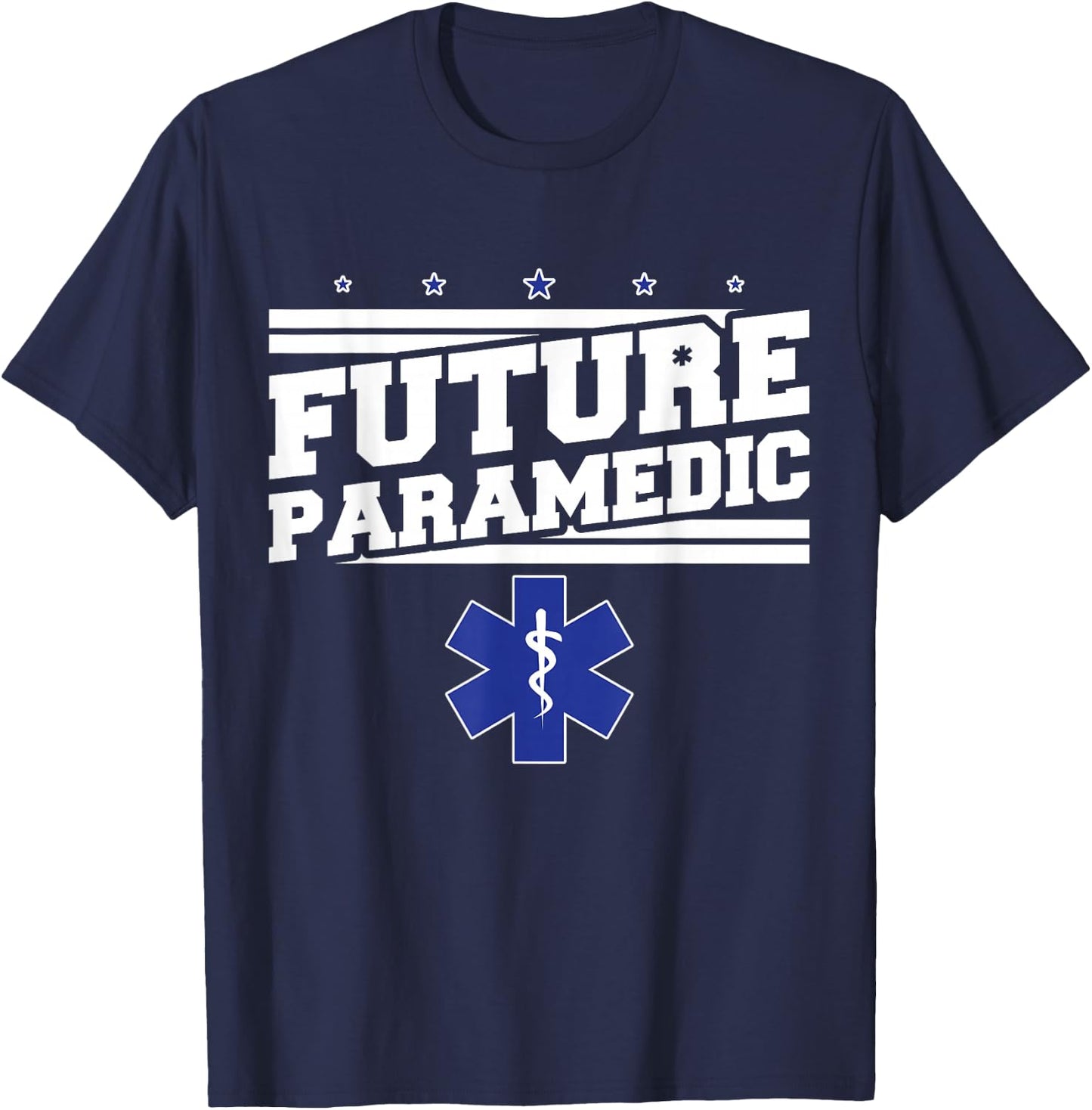 EMS Emergency Future Paramedic Student Ambulance T-Shirt - T-Shirt | Navy