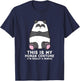 Panda Costume This is My Human Costume I'm Really A Panda T-Shirt - T-Shirt | Navy