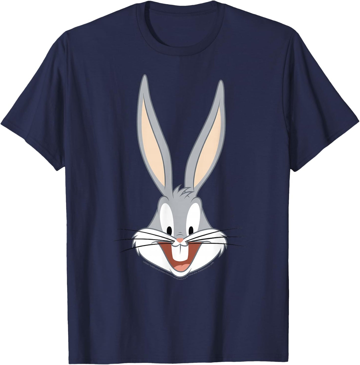 Looney Tunes Bug Bunny Big Face T-Shirt - T-Shirt | Navy