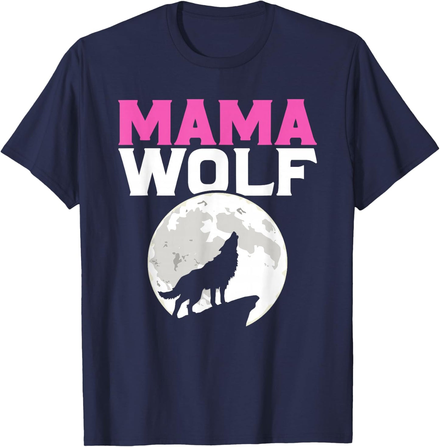 Mama Wolf T-Shirt - T-Shirt | Navy