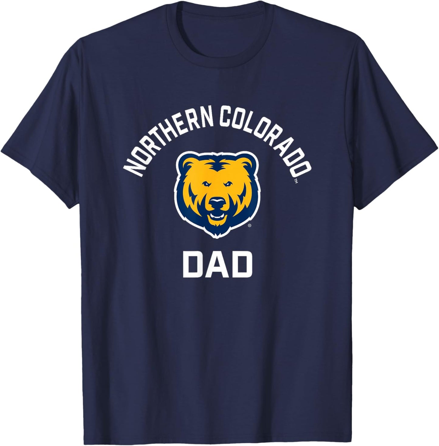 University of Northern Colorado Bears Arched Dad T-Shirt - T-Shirt | Navy