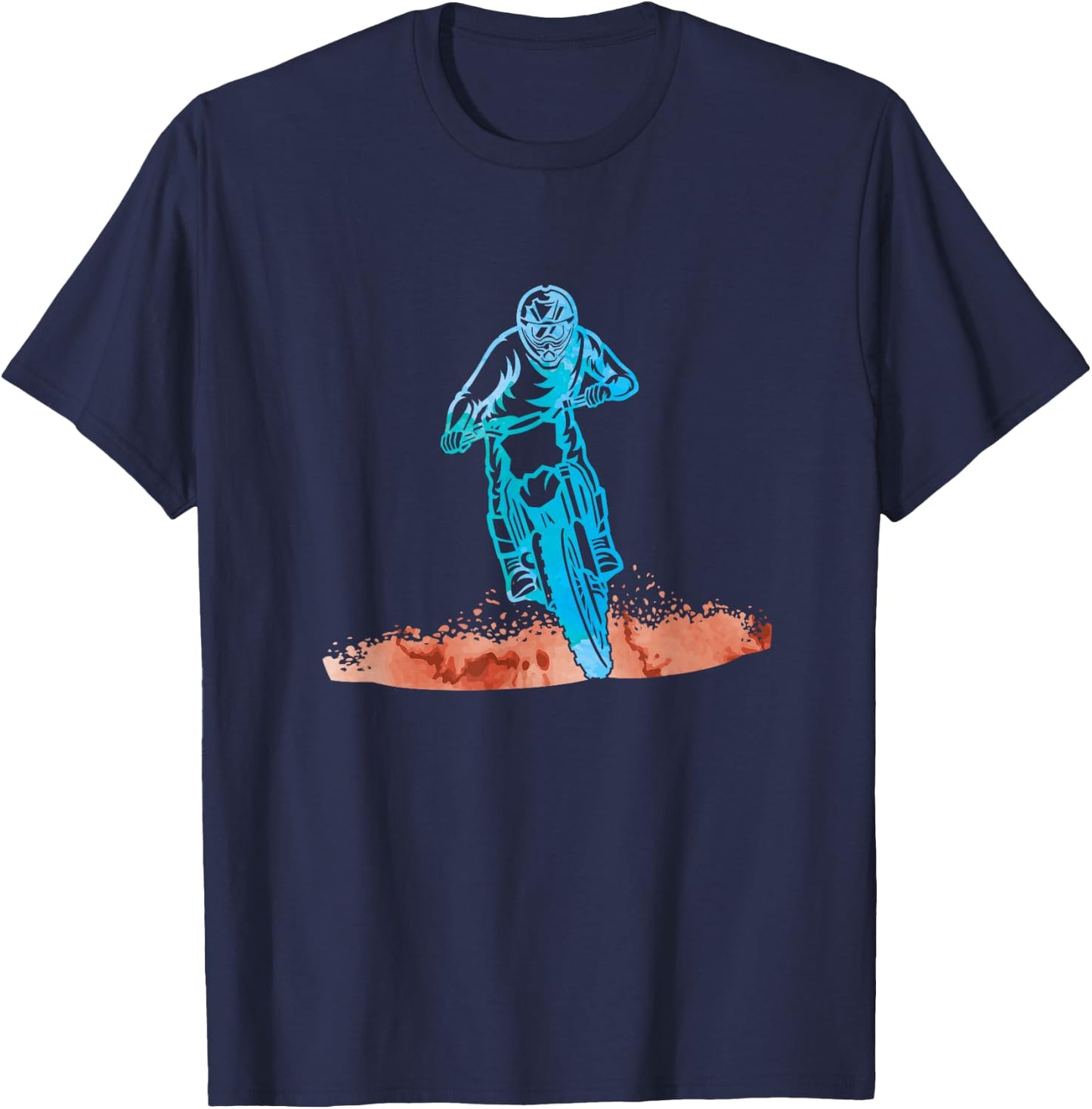 Dirt Bike Riding - MX Motocross Supercross T-Shirt - T-Shirt | Navy