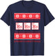 Funny Science Christmas Chemistry Ho Ho Ho Humor T-Shirt - T-Shirt | Navy
