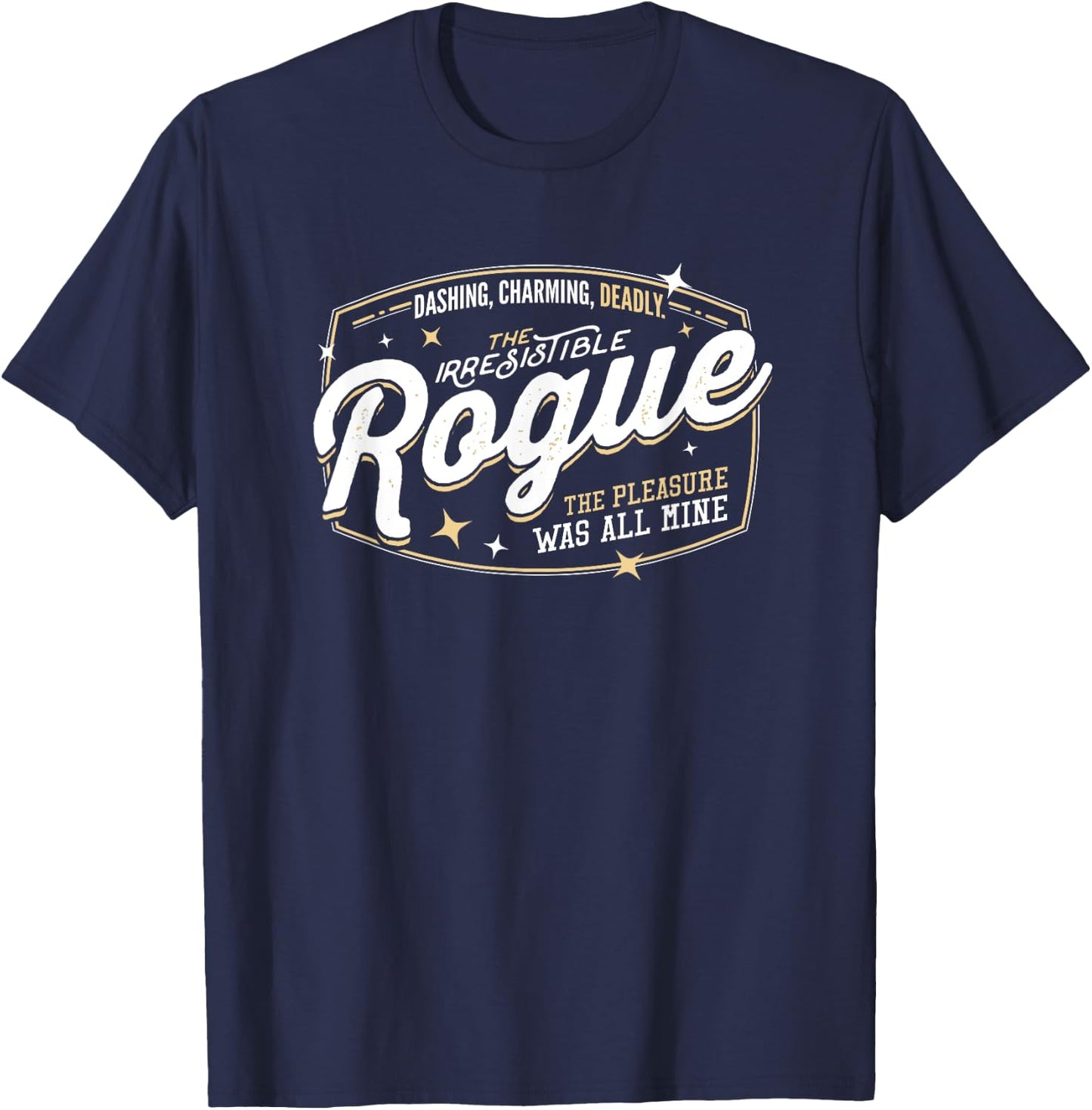 Rogue Class Fantasy RPG Gaming T-Shirt - T-Shirt | Navy